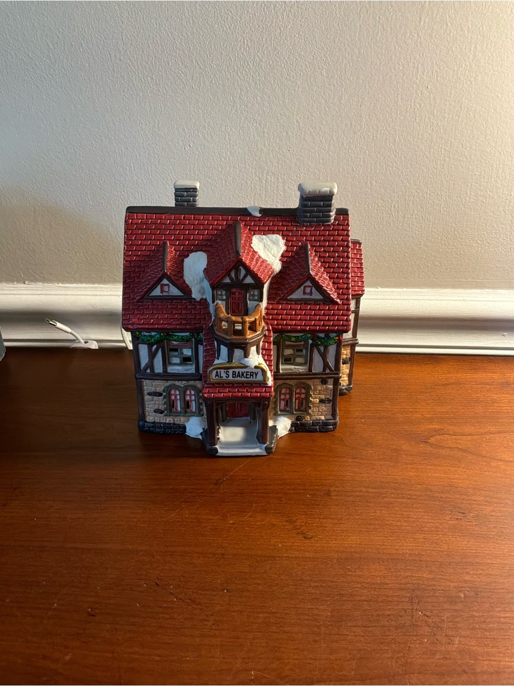 Vintage Alpine Village Collection “Al’S Bakery” by A.A.F Gold Label